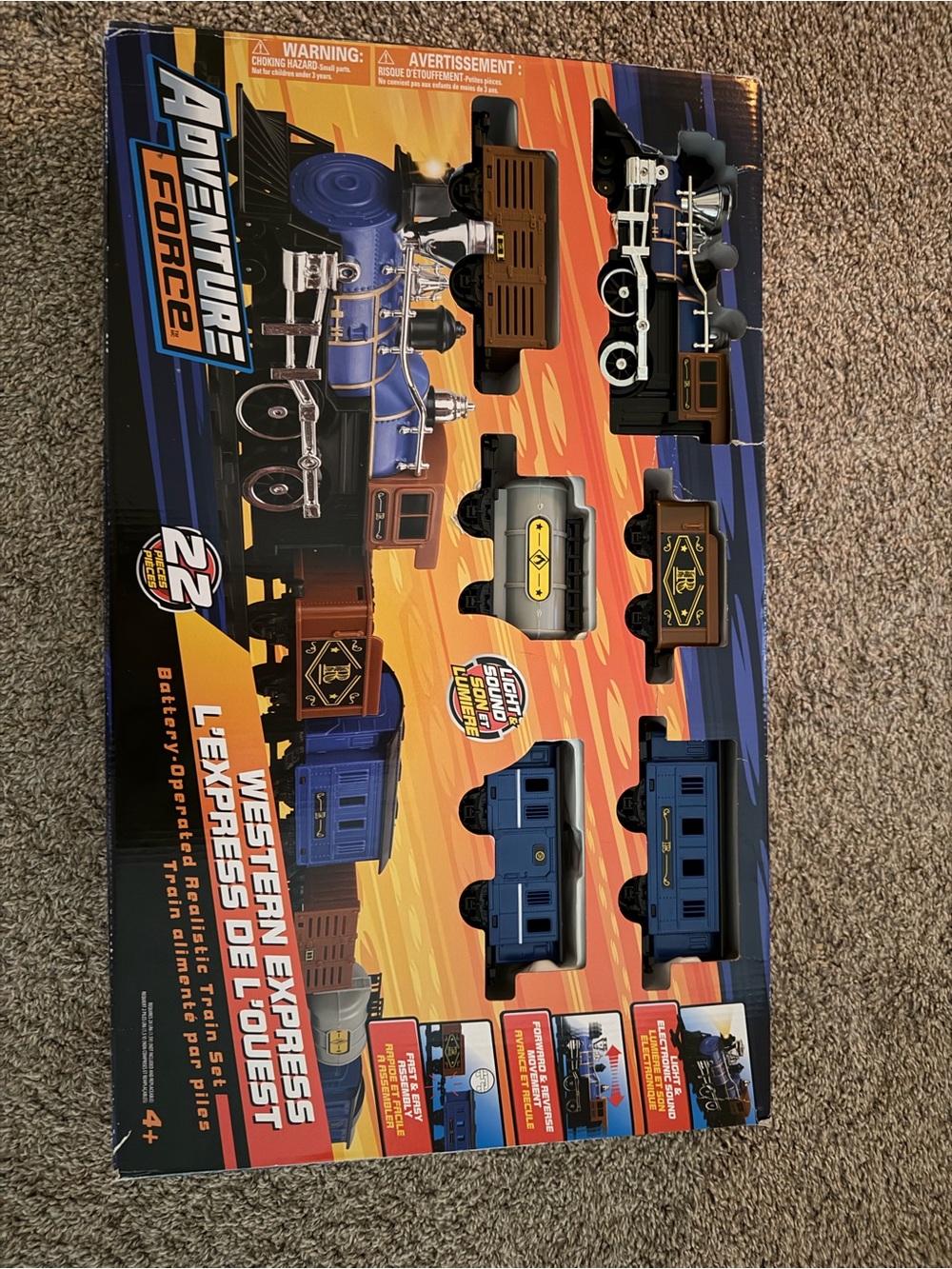 Adventure Force Western Express Train Set - Blue